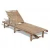 vidaXL Sun Lounger Bamboo vidaXL Sun Lounger Bamboo