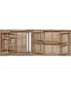 vidaXL Sun Lounger Bamboo