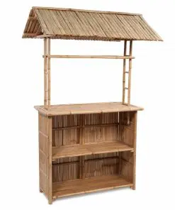 vidaXL 3 Piece Bistro Set Bamboo