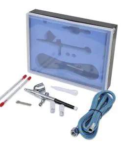 vidaXL Airbrush Set 0.2 / 0.3 / 0.5 mm Nozzles