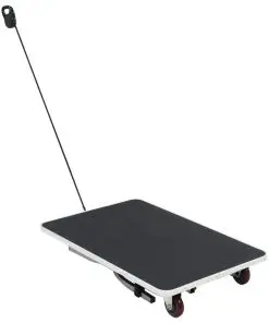 Portable Dog Grooming Table with Castors
