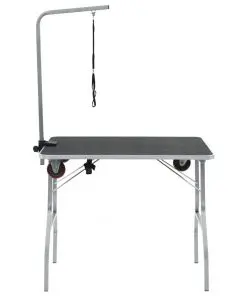 Portable Dog Grooming Table with Castors