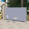 Patio Retractable Side Awning 160 x 300 cm Grey