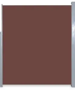 Patio Retractable Side Awning 180 x 300 cm Brown