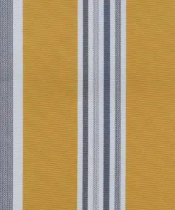 vidaXL Retractable Awning 350 cm Manually-operated Yellow/Blue