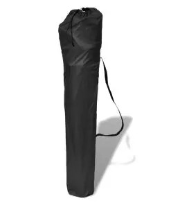 2 pcs Foldable Camping Chair with Footrest Grey