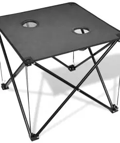 Foldable Camping Table Grey