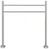 vidaXL Stainless Steel Stand for Double Mailbox