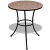 vidaXL Bistro Table Terracotta 60 cm Mosaic