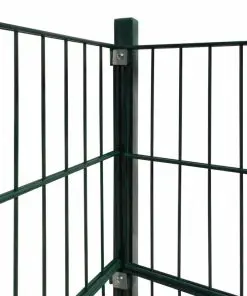 vidaXL Fence Panel with Posts 6×2 m Green