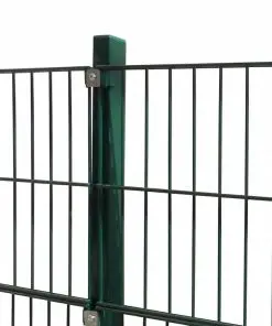 vidaXL Fence Panel with Posts 6×2 m Green
