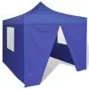 vidaXL Blue Foldable Tent 3×3 m with 4 Walls Blue