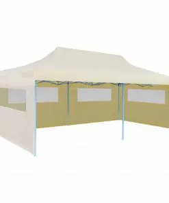 vidaXL Cream Foldable Pop-up Party Tent 3 x 6 m