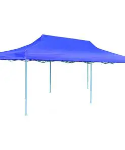 vidaXL Blue Foldable Pop-up Party Tent 3 x 6 m