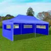 vidaXL Blue Foldable Pop-up Party Tent 3 x 6 m