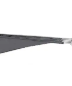 vidaXL Collapsible Balcony Side Awning Grey 210×210 cm