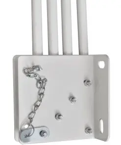 vidaXL Collapsible Balcony Side Awning Grey 160×240 cm