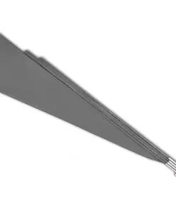 vidaXL Collapsible Balcony Side Awning Grey 160×240 cm