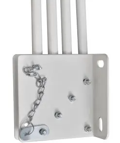 vidaXL Collapsible Balcony Side Awning Cream 210×210 cm