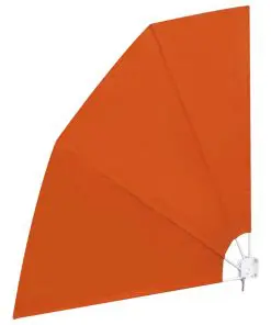 vidaXL Collapsible Balcony Side Awning Terracotta 210×210 cm