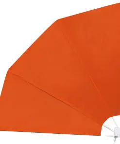 vidaXL Collapsible Balcony Side Awning Terracotta 210×210 cm