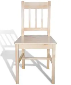 vidaXL Dining Chairs 6 pcs Pinewood