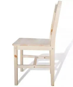 vidaXL Dining Chairs 6 pcs Pinewood