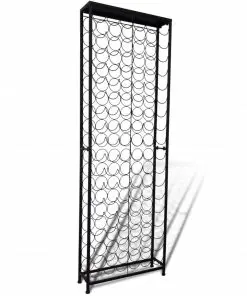vidaXL Wine Rack for 108 Bottles Metal
