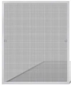 White Insect Screen for Windows 80 x 100 cm