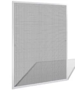 White Insect Screen for Windows 100 x 120 cm