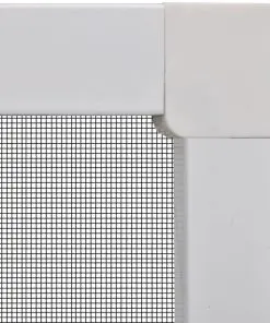 White Insect Screen for Windows 100 x 120 cm