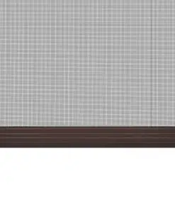 Brown Hinged Insect Screen for Doors 100 x 215 cm