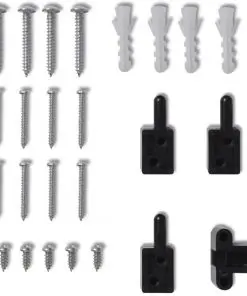 Brown Hinged Insect Screen for Doors 100 x 215 cm