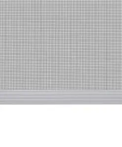 White Hinged Insect Screen for Doors 120 x 240 cm