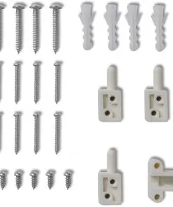 White Hinged Insect Screen for Doors 120 x 240 cm