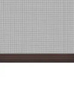 Brown Hinged Insect Screen for Doors 120 x 240 cm