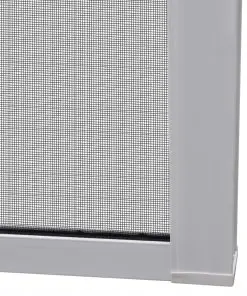 White Sliding Insect Screen for Doors 120 x 215 cm