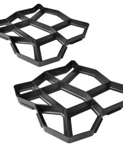 vidaXL Pavement Mold for the Garden 42 x 42 x 4 cm Set 2 pcs