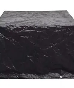 vidaXL Garden Furniture Cover 4 Person Poly Rattan Set 8 Eyelets 113 x 113cm