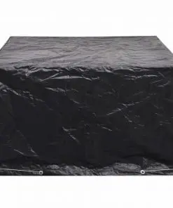 vidaXL Garden Furniture Cover 6 Person Poly Rattan Set 8 Eyelets 172 x 113cm