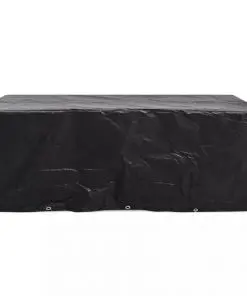 vidaXL Garden Furniture Cover 8 Person Poly Rattan Set 10 Eyelets 229 x 113cm