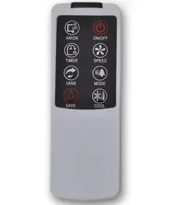 vidaXL Mobile Air Cooler Ventilator Air Purifier Humidifier 8 L