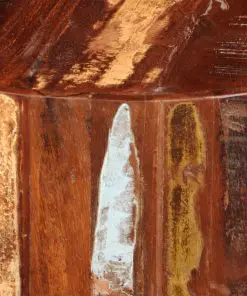 vidaXL Coffee Table Solid Reclaimed Wood Round