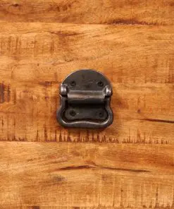 vidaXL Storage Chest Cubic Rough Mango Wood