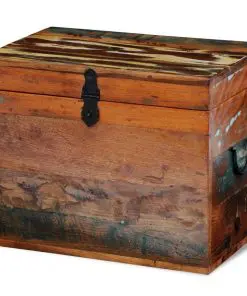 vidaXL Reclaimed Storage Box Solid Wood