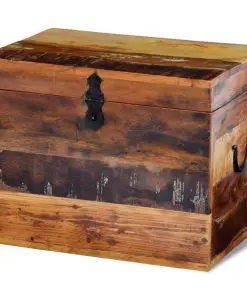vidaXL Reclaimed Storage Box Solid Wood