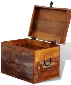 vidaXL Reclaimed Storage Box Solid Wood