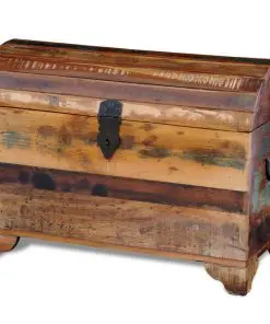 vidaXL Reclaimed Storage Chest Solid Wood