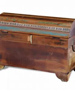 vidaXL Reclaimed Storage Chest Solid Wood