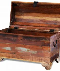 vidaXL Reclaimed Storage Chest Solid Wood
